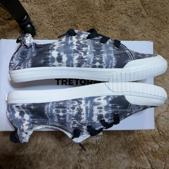 Tretorn 8.5 Meg 2.0 Shibori Navy Tie-dye NWT - Picture 5 of 8